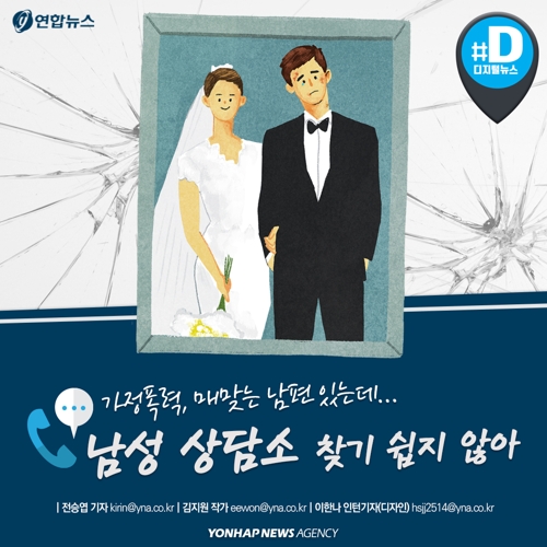 [카드뉴스] 가정폭력, 매 맞는 남편 있는데…남성 상담소 찾기 쉽지 않아 - 2